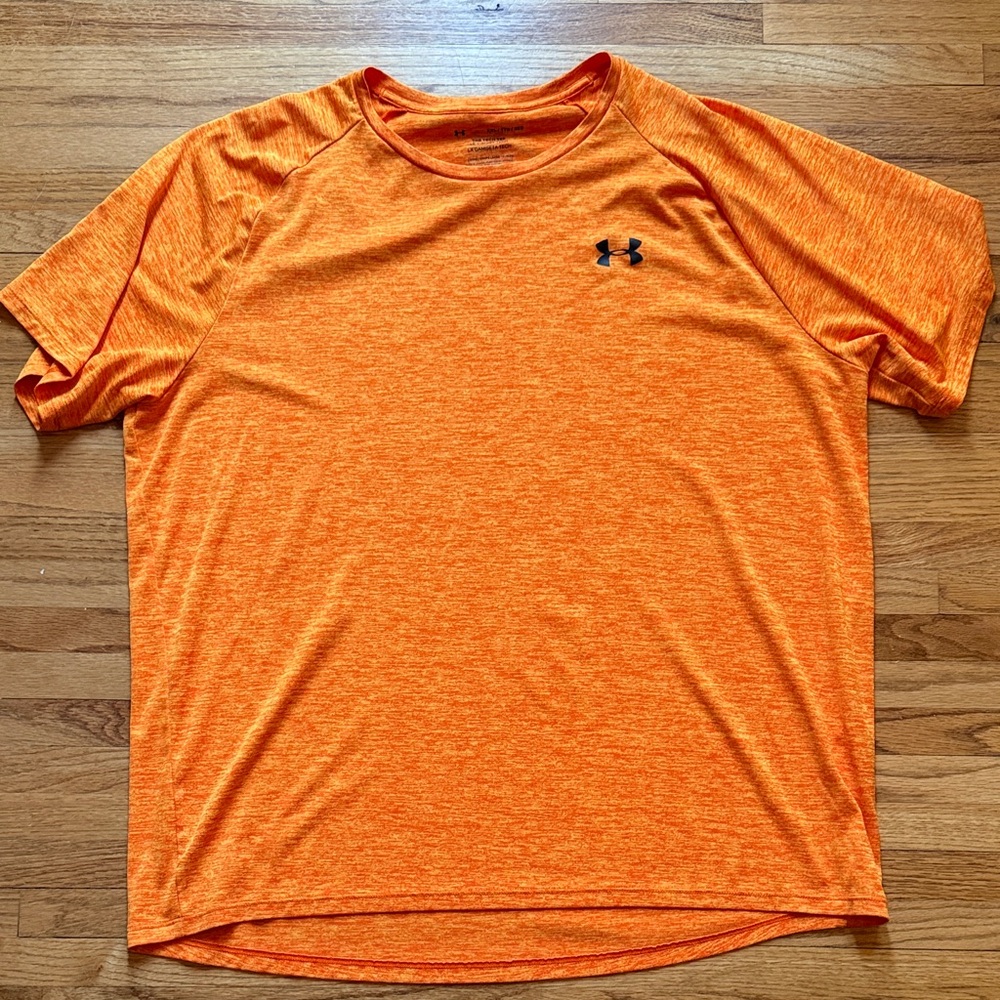 Under Armour Men's Bright Orange Short Sleeve Tee